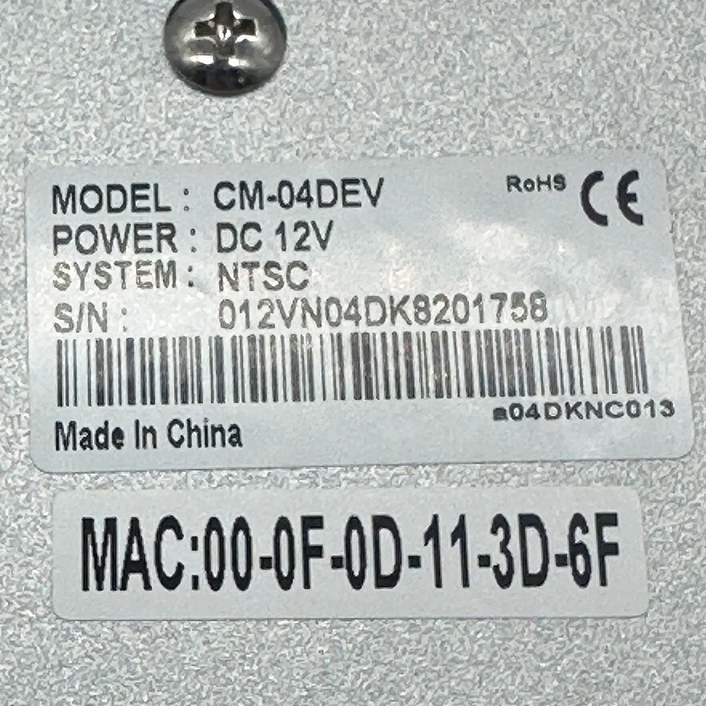 Astak 4CH CCTV DVR CM-04DEV Security Surveillance Recorder Hard Drive & Remote